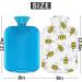 Cozy 2L Hot Water Bottle - Cute Animal Bee Pattern for Pain Relief Menstrual Cramps & Comfort - Buy Online on GoSupps.com