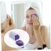 SOESFOUFU 200 Sheets Eyelash Cleaning Pads Travel Glue Cotton Pads Nail Polish Remover Clean Wipes Cleaning Gel Dip Powder Nail Remover Nail Wipes for Gel Nails Tool 4.80X4.80X0.10CM Purple - Buy Online on GoSupps.com