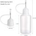 Foraineam 30ml Precision Tip Applicator Bottle - Pack of 48 | Quilling DIY Craft Needle Tip Squeeze Bottle - White - Buy Online on GoSupps.com