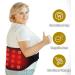 UTK Far Infrared Heating Pad for Lower Back Pain Relief - Extra Large 55'' Belt with Natural Gemstone | Fast Heating, Auto Shut Off, Smart Controller - Buy Online on GoSupps.com