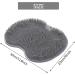 Uramoto Shower Foot Scrubber Mat - Non-Slip Silicone Brush for Exfoliating Dead Skin - 2 Pack Gray | International Shipping Available - Buy Online on GoSupps.com