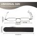 I-Mag Mini Metal Spring Hinge Reading Glasses (2.00 Black) with Slide Open Hard Case | Shop Internationally - Buy Online on GoSupps.com