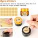 BELICOO 12 Pack Amber Glass Jars 15ml 20ml Empty Cosmetic Jars with Lids - Small Sample Pots Containers for Powder Face Creams Candle Lotion and Makeup - Buy Online on GoSupps.com