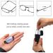 Hubeye Foldable Reading Glasses - Portable Stainless Steel Vision Aid with Hard Shell Case - Black/Gray - 3.0 Diopters for Men & Women - Buy Online on GoSupps.com