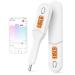 Femometer Basal Body Thermometer Basal Thermometer for Ovulation BBT for Fertility Tracking Soft Backlight and Memory Recall FM-VC-301(White)