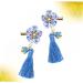 FRCOLOR 3 Pairs New Year Bobby Pin Tassels Barrettes Party Hair Clip Kids Hair Side Clip Chinese Style Hairpin Bows Hair Clips Bow Hair Clips Tassel Hairpin Candy Bag Child The Flowers - Buy Online on GoSupps.com