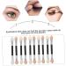 Outanaya 30pcs Eye Shadow Stick Lip Makeup Brush Make up Brush Make up Sponges Eye Mascara Double Emulsion - Buy Online on GoSupps.com