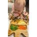 Nohla Luna The Unicorn Bamboo Baby Weaning Suction Plate - Spill-Proof 100% Bamboo & FDA Silicone - Pink - Ideal from 6 Months - Buy Online on GoSupps.com