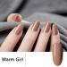Warm Girl UV Nail Polish Set - 6 Nude Colors 8ml Gel Shellac Durable & Healthier Formula - Buy Online on GoSupps.com