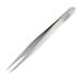 Rubis Ion-Coated Stainless Steel Pointed Tweezers for Precise Eyebrows and Hair Removal  4K002 9.5  Made in Switzerland