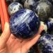Natural Crystal Rough Crystal 1pcs Natural Blue-Veins Stone Round Ball Can be Used for Natural Stones Household