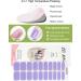 Kalolary Lavender Gel Nail Polish Strips - 20 Self-Adhesive Wraps with Nail File and Stick - Buy Online on GoSupps.com