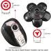 FOXSONIC 6 Blades Electric Shaver Replacement Heads - Bald Shaver with Blade Cover - Black - Buy Online on GoSupps.com