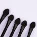TEONEI Double Sided Eyeshadow Brushes & Foundation Sponge - 50Pcs Makeup Brush Set (Black) for Professional Application - Buy Online on GoSupps.com