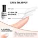RARJSM Rubber Base Milky White Builder Gel - 15ml | Natural White Nail Strengthener for DIY Home Salon | Soak Off Curing | Builder Gel Soft White Rubber Base Coat - Buy Online on GoSupps.com