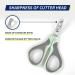 Wepet Claw Scissors for Pets - Professional Nail Clippers for Cats Dogs Kittens & Small Animals - Safe & Spicy Design #05 Gray/Tea Green - Buy Online on GoSupps.com