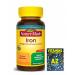 Nature Made Iron 65 mg (325 mg Ferrous Sulfate) Tablets Dietary Supplement 150 Count+Better Guide Vitamins Supplements