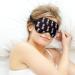 Cat Pattern Sleep Mask Eye Cover - Adjustable Strap, Blocks Light for Night Sleep, Travel, Nap - Men Women - Buy Online on GoSupps.com
