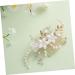 HAPINARY Bridal Headwear Hair Side Comb Flower Hair Comb Hair Accessories for Women Hair Accessories for Flower Hair Accessories Bride Headpiece Girl Headpiece Side Comb for Hair - Buy Online on GoSupps.com