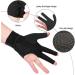 Buy 3-Finger Left Open Snooker Billiard Glove Fast-Drying Breathable Stretchy Pool Accessory for Men Black - Buy Online on GoSupps.com