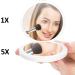 SHEGINEL Rechargeable Compact Mirror with Bright Lights and Carrying Pouch - Perfect Travel Mirror for On-The-Go Touch-Ups - Buy Online on GoSupps.com