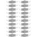 Buy 20 Pack Dustproof Masks - Breathable Washable 3D Face Masks for Men - Adjustable Gray Dust Masks - Buy Online on GoSupps.com