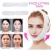 V Facial Association Beauty Face Carving Double Chin Shaping Sleep Sticker | Face-Lift Bandages & Lifting Tool in White & Pink Achieve a Tighter Youthful Look! - Buy Online on GoSupps.com