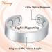 Vicmag Copper Magnetic Rings for Arthritis Pain Relief - 99.99% Pure Copper Adjustable Size Gift Box Included | Tricolor & Silver Matt Design for Men & Women - Buy Online on GoSupps.com