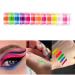 Neon Phosphor Pigment Powder Set for Nail and Eye Art - Fluorescent Glitter Dust for Manicure Decoration - (C) - Buy Online on GoSupps.com