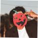 Holibanna 4 pcs Smile Props Halloween Costumes Red Fashion Horror Costume Favors Festival Covers Cosplay Plastic Scary Head Funny Decor Creepy Party Decoration Decorative Pumpkin 25x19cm Red - Buy Online on GoSupps.com