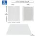 BXI Quilt Design Wall  Thick Sturdy Flannel Quilters Design Board  16 x 12 x 0.5 inches  6 Pcs  Portable Quilting Wall Panels Hold Fabric Firmly  Sewing Quilting Supplies for Quilt Block Projects White  S - Buy Online on GoSupps.com