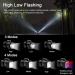AlpsWolf Rechargeable LED Spotlight Flashlight | 10000mAh Capacity 1200LM | Waterproof Camping Flashlight with USB Output, Power Bank Function | 20h Standby, 3+4 Light Modes - Buy Online on GoSupps.com
