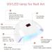 PEACECOLOR 36W UV Nail Drying Lamp Professional Fast Drying 36 LEDs 3 Timers for Sock-off Gel Nail Polish and Varnish - Buy Online on GoSupps.com
