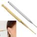 Point search acupressure pen acupressure pen scar Meridian pencil stainless steel acupressure pen brass acupuncture sticks acupress pencil massage pen acupuncture rod for home spa 2 pieces