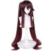 Uniquebe Game Anime Cospaly Wig with Elf Ears & Hair Net for Halloween Costume Hutao - Buy Online on GoSupps.com