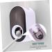 HomsfoU Toothpaste Stand Holder - 6-Set Color Tubes & Toothbrush Organizer White ABS Space-Saving Cream Tube Press Winder for Kids 11x6.5x6.3cm - Buy Online on GoSupps.com