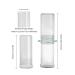 Set of 10 Transparent Shaving Brush Travel Cases - Perfect Gift for Birthdays Holidays & Parties - Buy Online on GoSupps.com