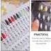 Minkissy Manicure Tools Nail 160 Colors Nail Color Chart Display Nail Polish Color with 160 Tips Nail Art Salon Set Color Display Chart Book Manicure Tools Nail - Buy Online on GoSupps.com