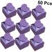 Abaodam 50pcs Box Candy Containers Party Supplies Chocolates for Gifting Box Square Bottom Biscuit Box 6*6cm Purple - Buy Online on GoSupps.com