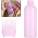 gernie Root Comb Applicator Bottle 160ml Oil Applicator for Hair Dye Bottle Applicator Brush with Graduated Scale Hair Dye Applicator Brush for Coloring Styling and Hairdressing (Pink) - Buy Online on GoSupps.com