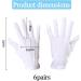 Omjmyy White Gloves - 6 Pairs of Sweatproof Nylon Gloves for Women & Men | Perfect for Skin Care Evening Wear Cosplay & Jewelry Inspection - Buy Online on GoSupps.com
