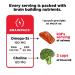 Brainiac Apple Strawberry Applesauce Pouches | 20 Count, 3.2 oz | Omega-3s, Vitamin C & Choline | Unsweetened & Immune Boosting | Healthy Snacks for Kids On-the-Go - Buy Online on GoSupps.com