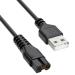 PChero 5V USB Shaver Charging Cable Charger Power Cord Compatible with Meridian Trimmer