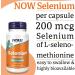 Now Foods Selenium 200mcg 90 Vegan Capsules - Lab-Tested Trace Element - Gluten Free - SOYA Free - Vegetarian - Buy Online on GoSupps.com
