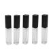 Healthcom 5 Pcs 7.5ml LED Light Lip Gloss Tubes with Mirrors - Refillable Cosmetic Containers for DIY Lip Balm, Black - Buy Online on GoSupps.com