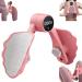 Huyiwei thigh trainer pelvic floor trainer for women starch setting with three corridors and intelligent data chip po coach leg trainer for at home legs training device for home women woman pink