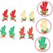 FRCOLOR 16 Pairs Christmas Hair Decor Cute Hair Clips Antlers Hair Clip Women Hair Clips Antler Barrettes Antler Hair Barrette Kids Decor Three-dimensional Gold Powder Cloth Child Hairpin - Buy Online on GoSupps.com