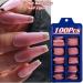 Ruixin 100pcs Coffin Nails - Long Artificial Ballerina False Nails 10 Sizes for DIY Nail Art | International Shipping Available - Buy Online on GoSupps.com