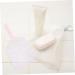 Outanaya 3pcs Foaming Net Soap Exfoliating Mesh Soap Saver Bag Facial Cleaning Soap Bag White Pe - Buy Online on GoSupps.com