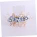 FRCOLOR 1 Set of 4 Comb Insert Rhinestone Headdress Hair Accessories with Flowers Floral Hair Accessories Comb for Touping Hair Bridal Wedding Hair Comb Set Rhinestones Child - Buy Online on GoSupps.com